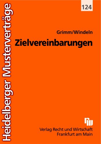 Zielvereinbarungen Law