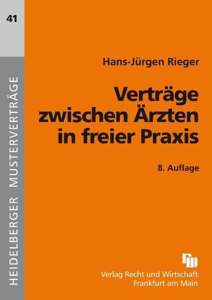 Verträge zwischen Ärzten in freier Praxis book