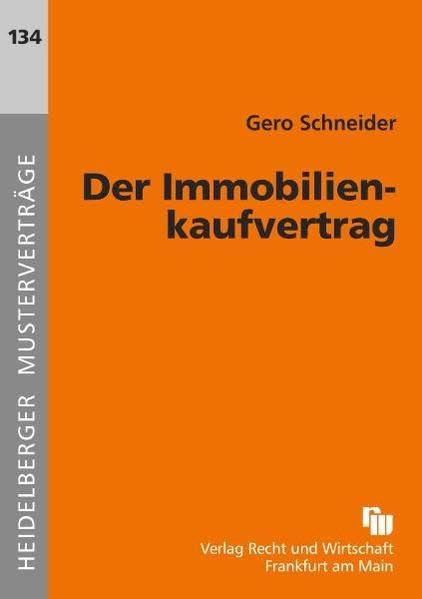 Der Immobilienkaufvertrag Law Books