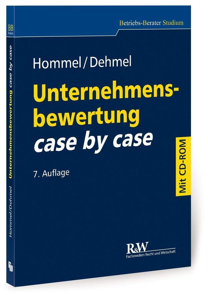 Product Image: Unternehmensbewertung case by case