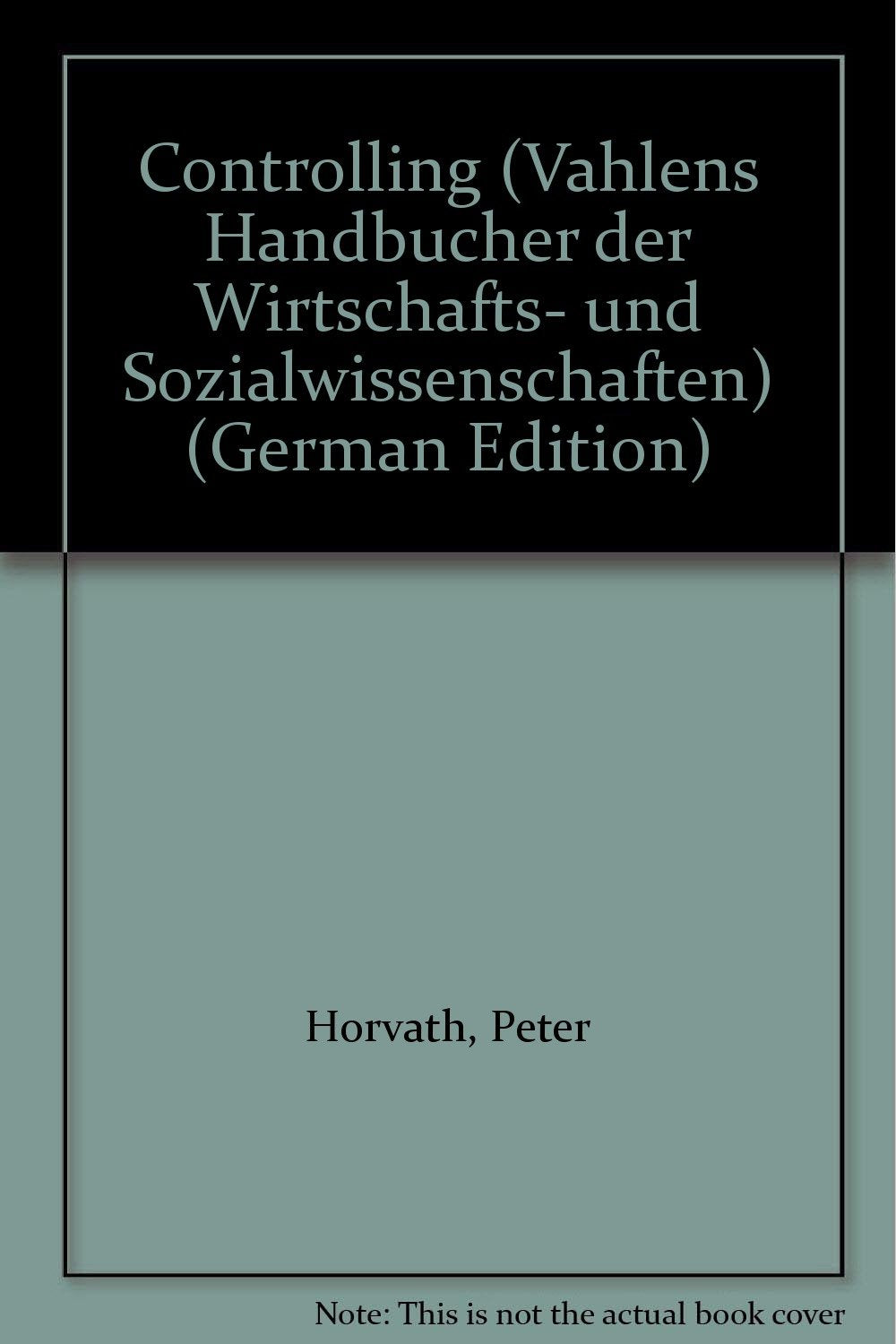 Controlling. Vahlens Handbücher der Wirtschafts- und Sozialwissenschaften, Politics & Society