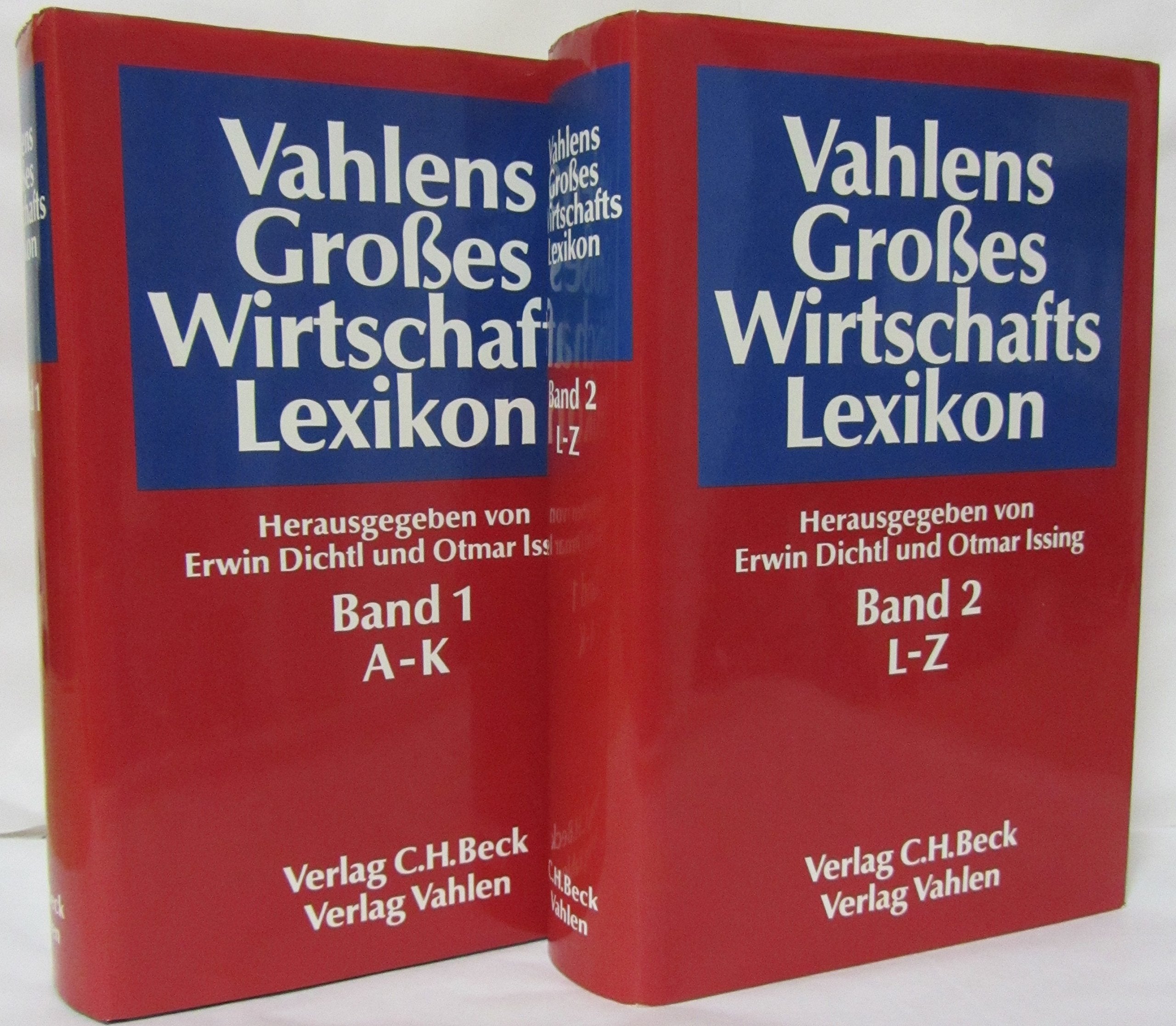 Vahlens Grosses Wirtschaftslexikon General education