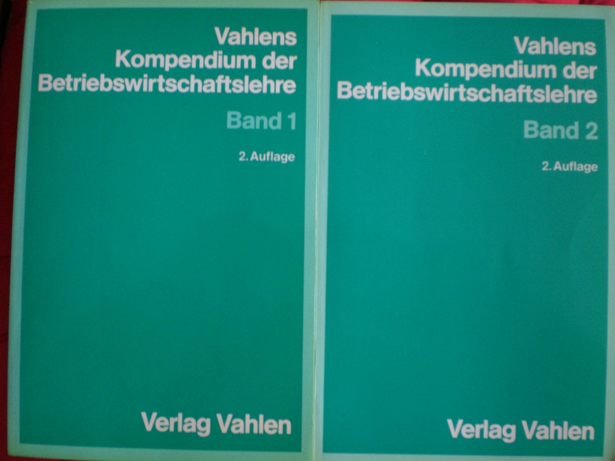 Vahlens Kompendium der Betriebswirtschaftslehre Books