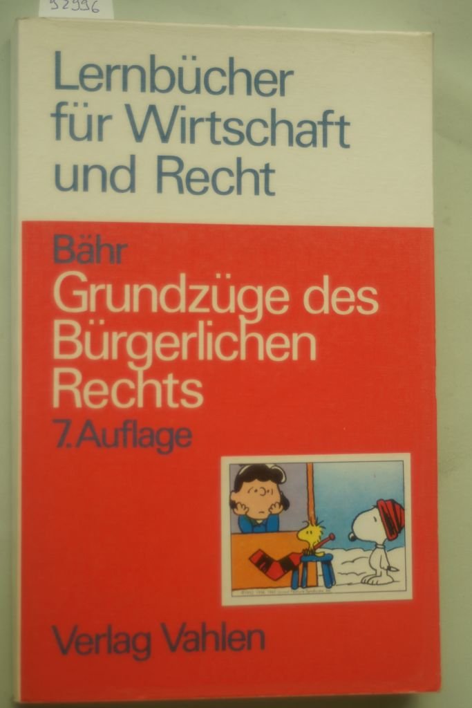Grundzüge des Bürgerlichen Rechts Law