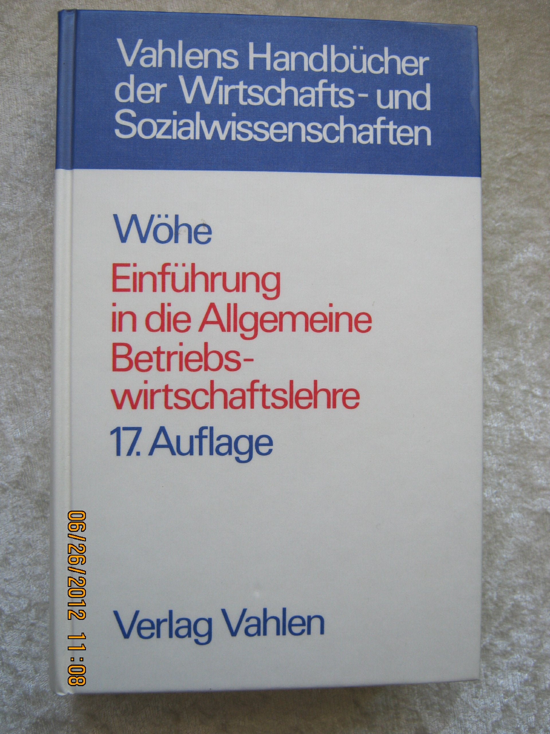 Einführung in die Allgemeine Betriebswirtschaftslehre Politics & Society