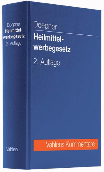 Heilmittelwerbegesetz Law