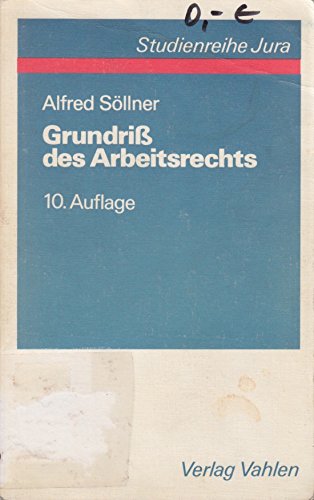 Product Image: Grundriß des Arbeitsrechts
