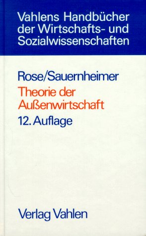 Theorie der Außenwirtschaft Business & Technology