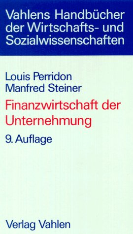 Finanzwirtschaft der Unternehmung Business, Finance & Career Books