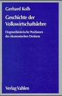 Geschichte der Volkswirtschaftslehre: Dogmenhistorische Positionen des ökonomischen Denkens Politics & Society Books