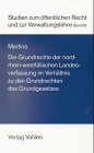 Die Grundrechte der nordrhein-westfälischen Landesverfassung im Verhältnis zu den Grundrechten des Grundgesetzes: Diss. Law