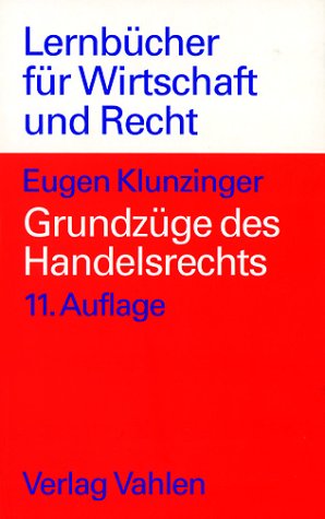 Grundzüge des Handelsrechts Law