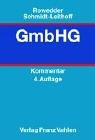 Gesetz betreffend die Gesellschaften mit beschränkter Haftung: Kommentar, Rechtsstand: 20020101 Books