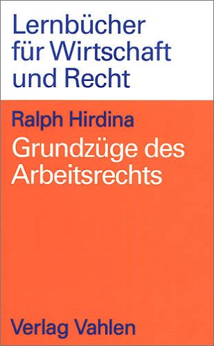 Grundzüge des Arbeitsrechts Books