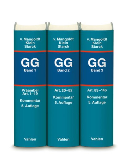 Kommentar zum Grundgesetz Gesamtwerk: In 3 Bänden Law