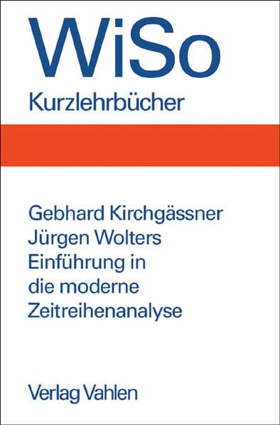 Einführung in die moderne Zeitreihenanalyse book