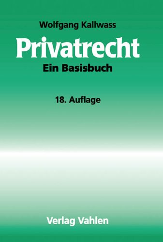 Product Image: Privatrecht: Ein Basisbuch