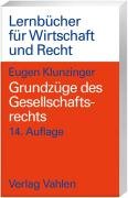 Grundzüge des Gesellschaftsrechts Law