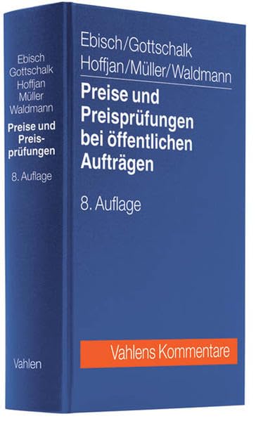 Preise und Preisprüfungen bei öffentlichen Aufträgen Law