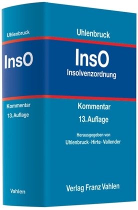 Insolvenzordnung: Kommentar Law