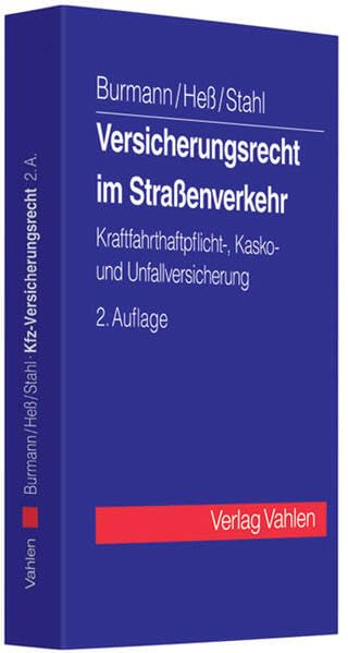Versicherungsrecht im Straßenverkehr: Kraftfahrthaftpflicht-, Kasko- und Unfallversicherung Law