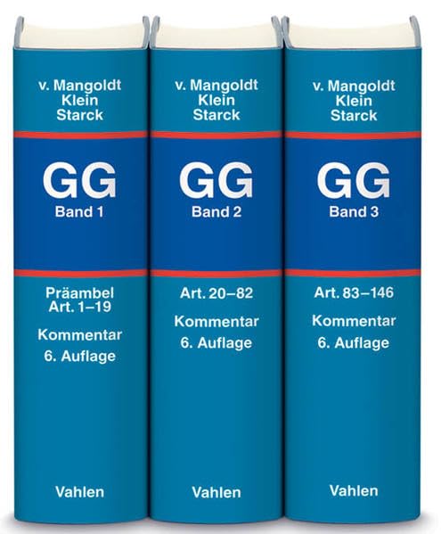 Kommentar zum Grundgesetz Gesamtwerk: In 3 Bänden Law
