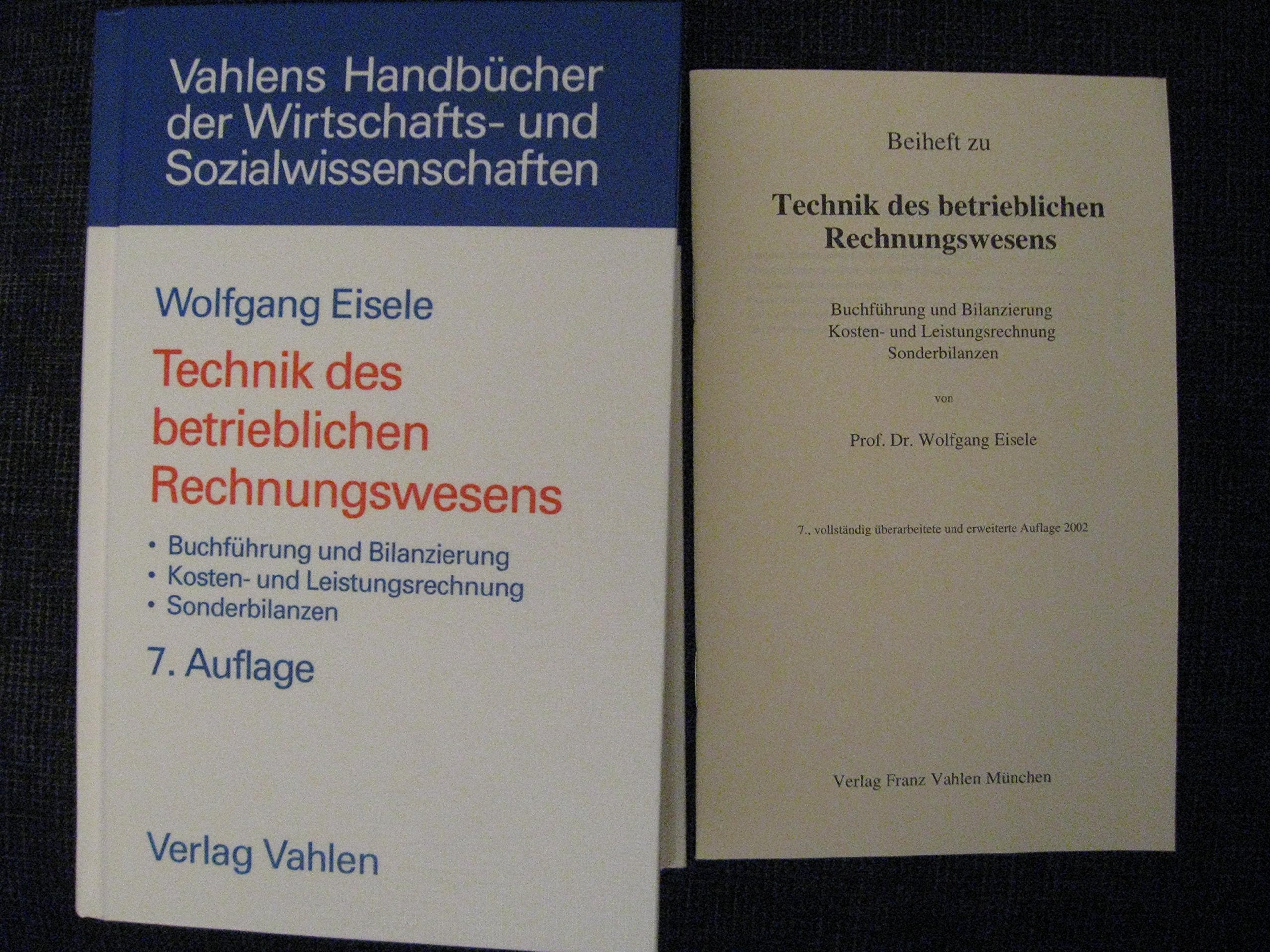 Technik des betrieblichen Rechnungswesens Law