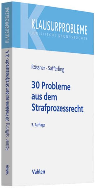 30 Probleme aus dem Strafprozessrecht Law Books