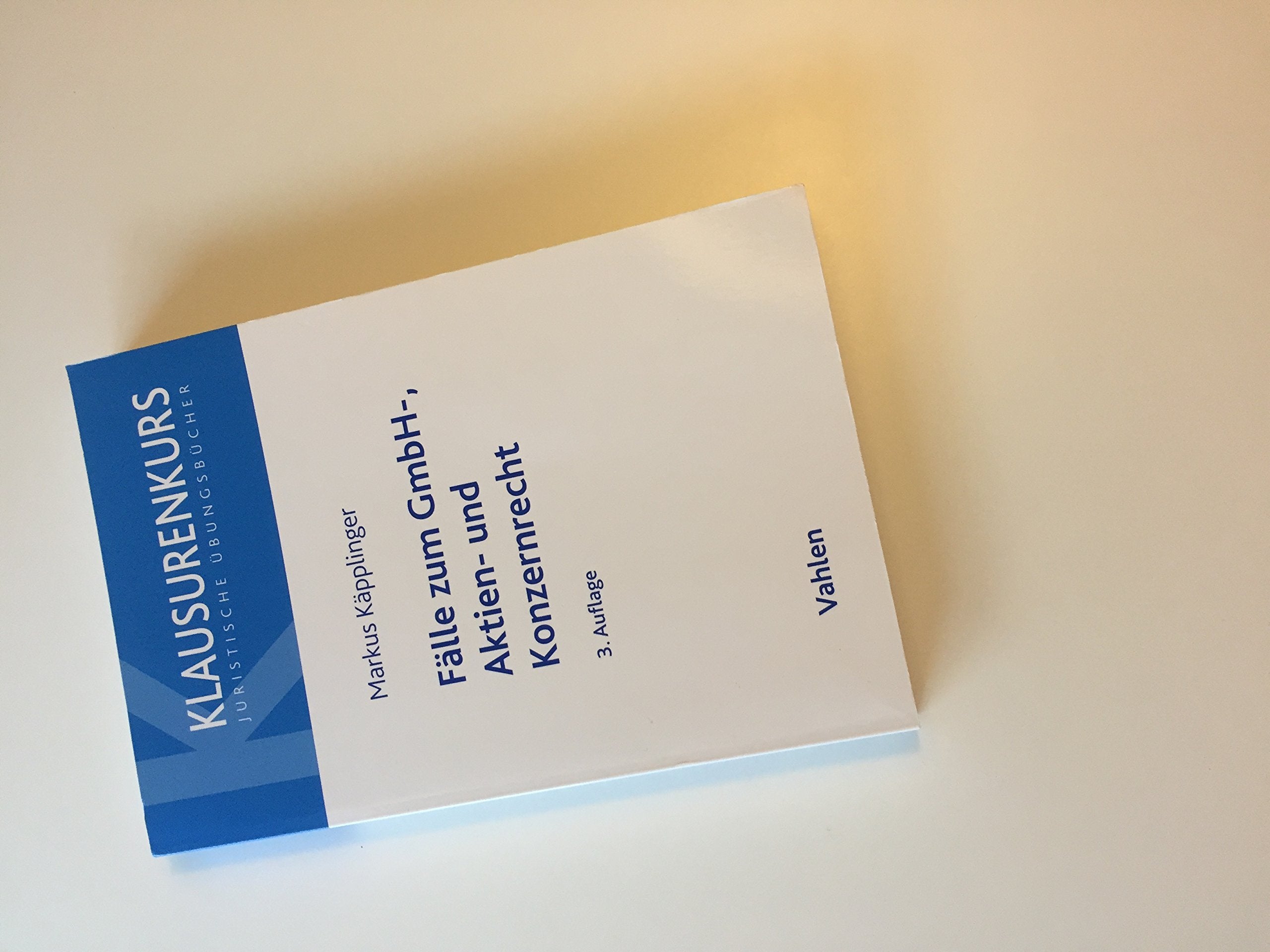 Fälle zum GmbH-, Aktien- und Konzernrecht Law