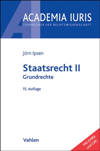 Staatsrecht II: Grundrechte Law