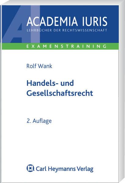 Handels- und Gesellschaftrecht Law