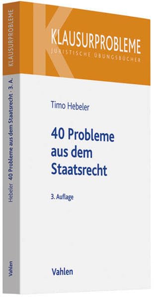 40 Probleme aus dem Staatsrecht book
