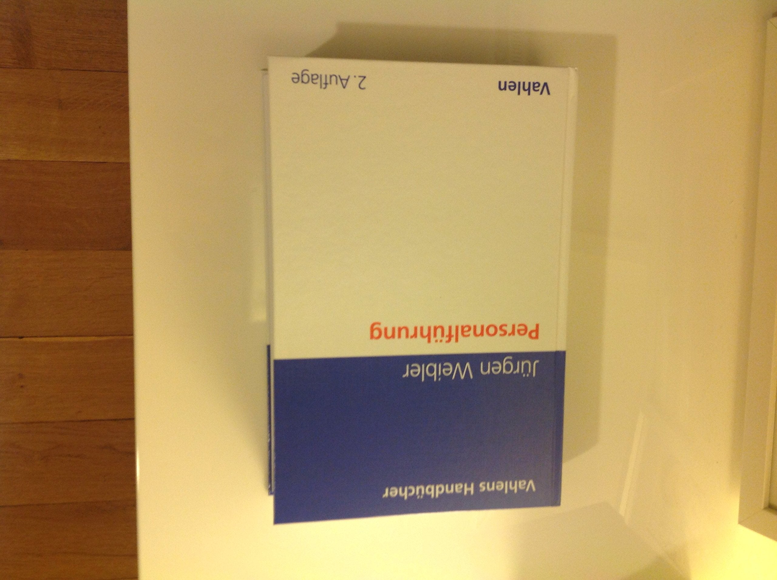 Personalführung (Vahlens Handbücher der Wirtschafts- und Sozialwissenschaften) Law