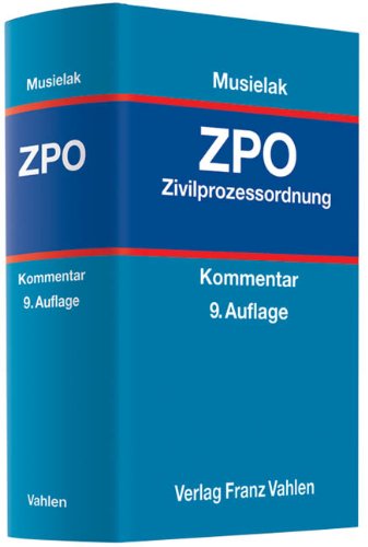 Kommentar zur Zivilprozessordnung: mit Gerichtsverfassungsgesetz Law