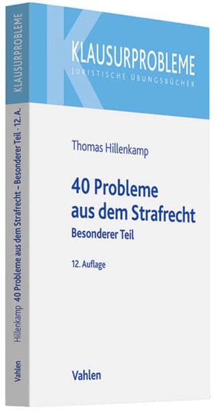 40 Probleme aus dem Strafrecht Law