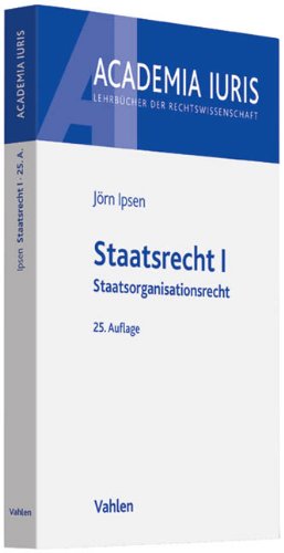 Staatsrecht I: Staatsorganisationsrecht Law