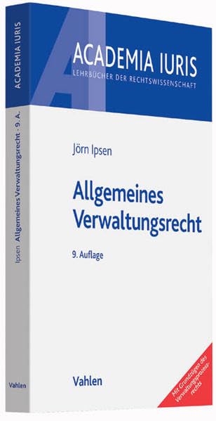 Allgemeines Verwaltungsrecht (Academia Iuris) Law