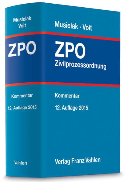 Zivilprozessordnung: mit Gerichtsverfassungsgesetz Law