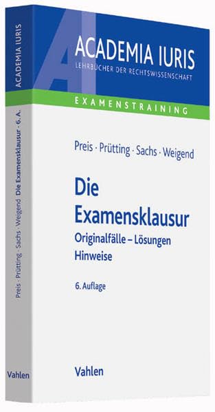 Product Image: Die Examensklausur