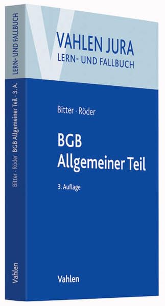BGB Allgemeiner Teil Law Books