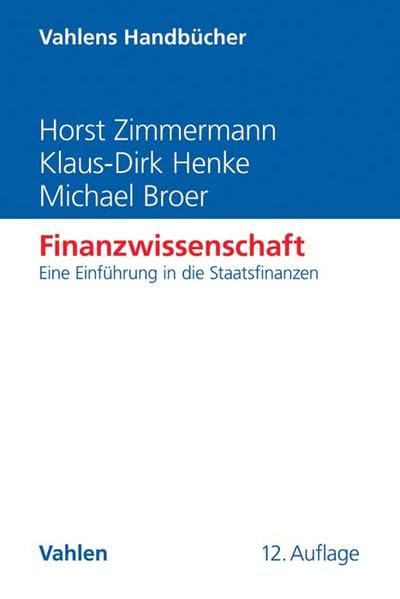 Product Image: Finanzwissenschaft