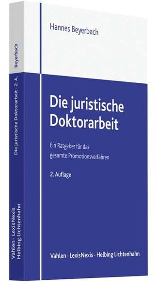 Die juristische Doktorarbeit Law