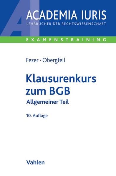 Klausurenkurs zum BGB Law