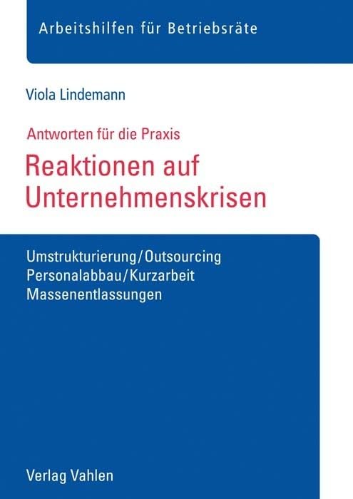 Reaktionen auf Unternehmenskrisen Law