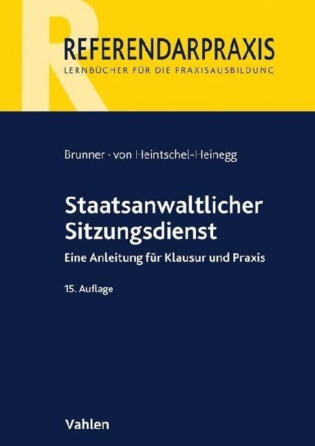 Staatsanwaltlicher Sitzungsdienst Law
