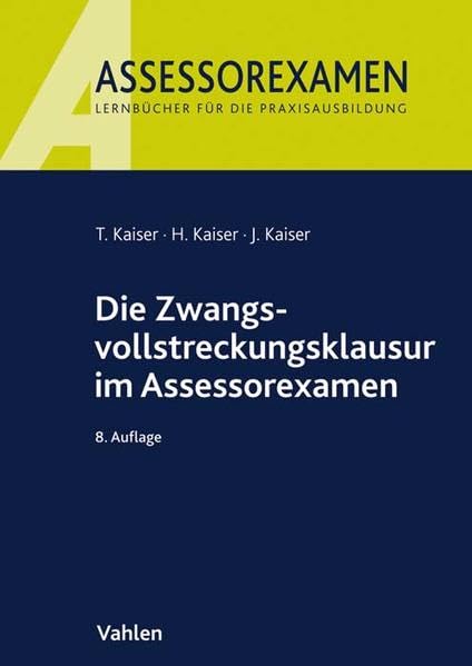 Die Zwangsvollstreckungsklausur im Assessorexamen Law