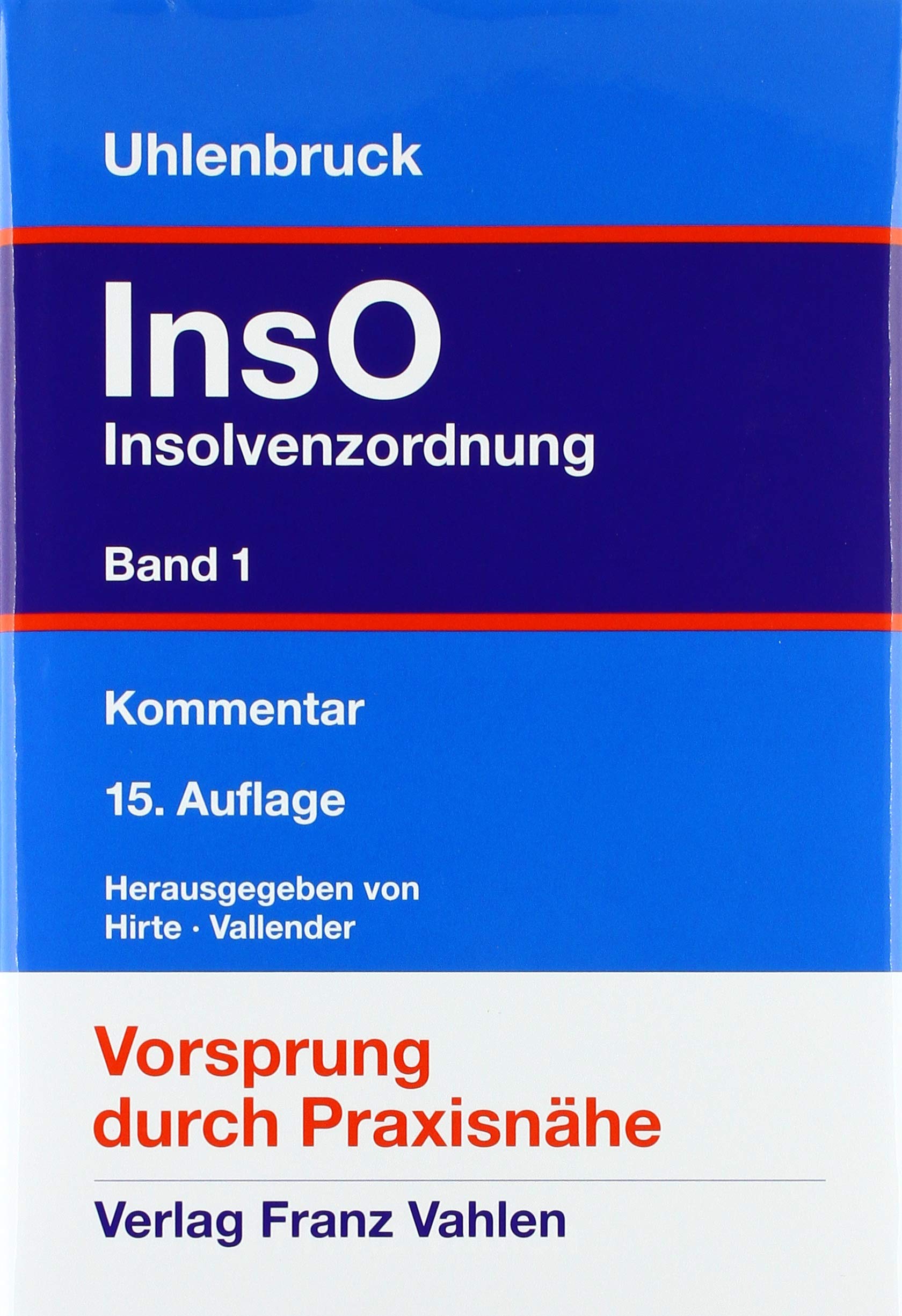 Insolvenzordnung Bd. 1 Law