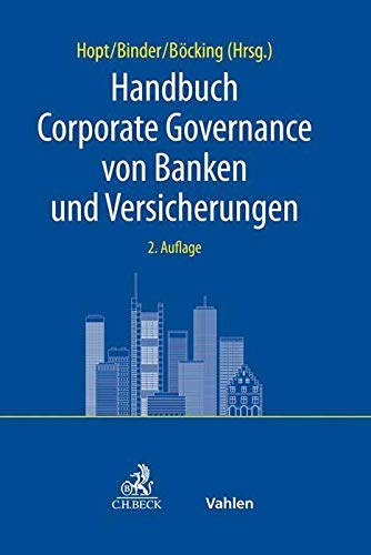 Handbuch Corporate Governance von Banken und Versicherungen Law