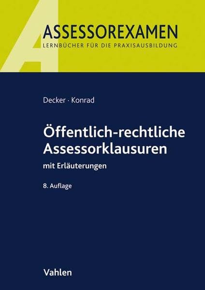 Product Image: Öffentlich-rechtliche Assessorklausuren