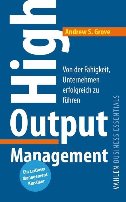 Product Image: High Output Management